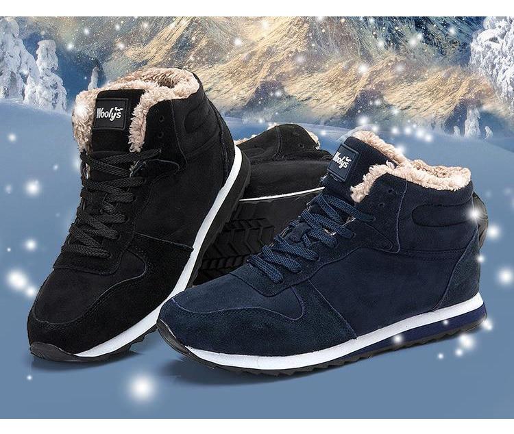 Elegante Herren-Winterstiefel mit ausgezeichnetem Komfort und außergewöhnlicher Wärmeleistung