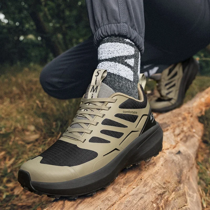 Bequeme Herren-Wanderschuhe mit stabiler Fußgewölbestütze für optimalen Komfort
