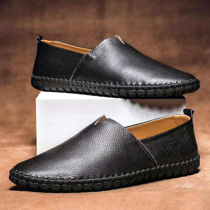 Matt - luxuriöse, elegante Herren-Slipper aus Leder für außergewöhnlichen Stil