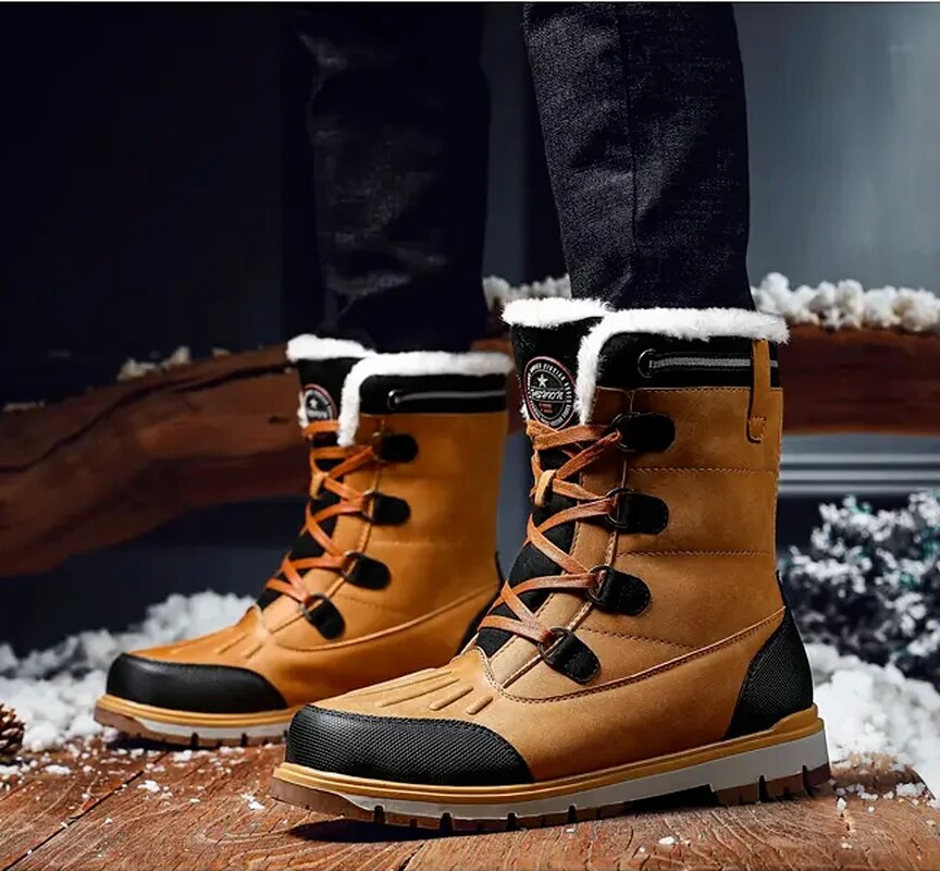 Langlebige und isolierte wetterfeste Herrenstiefel - Komfort und Schutz bei jedem Schritt