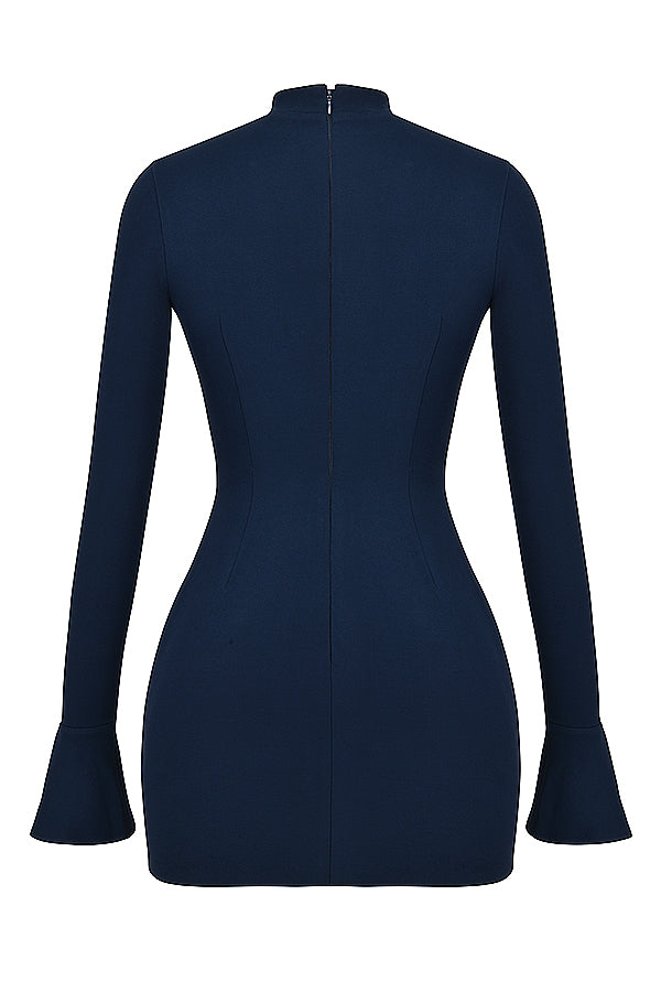 Modisches marineblaues Minikleid für Damen - die perfekte Wahl für jeden Anlass