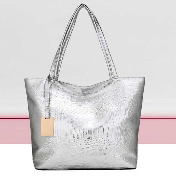 Calliope Luxe Croco-Textuur Tas - Stylowa i Stabilna Torebka dla Kobiet Ceniących Elegancję