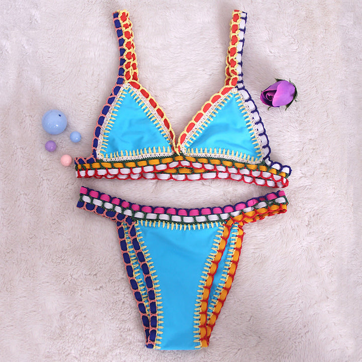 Dory | Modevola Boho Gehaakte Bikini Set met Elastisch Top für einen Ultieme Pasvorm en Stijlvolle Look
