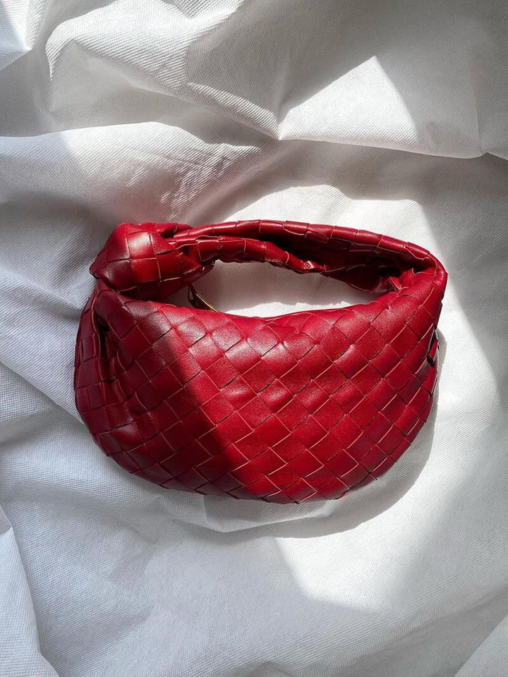 Blair | Eleganckie metaliczne torebki plecione dla wyjątkowego stylu