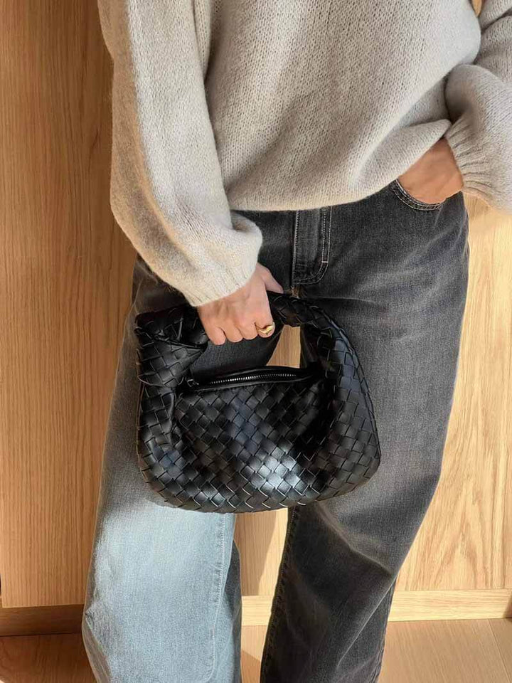 Blair | Eleganckie metaliczne torebki plecione dla wyjątkowego stylu