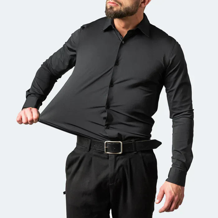 Komfortowa Koszula Męska Stretch Comfort – odporna na zagniecenia, łatwa w pielęgnacji i uniwersalna, zapewniająca elegancki i świeży wygląd