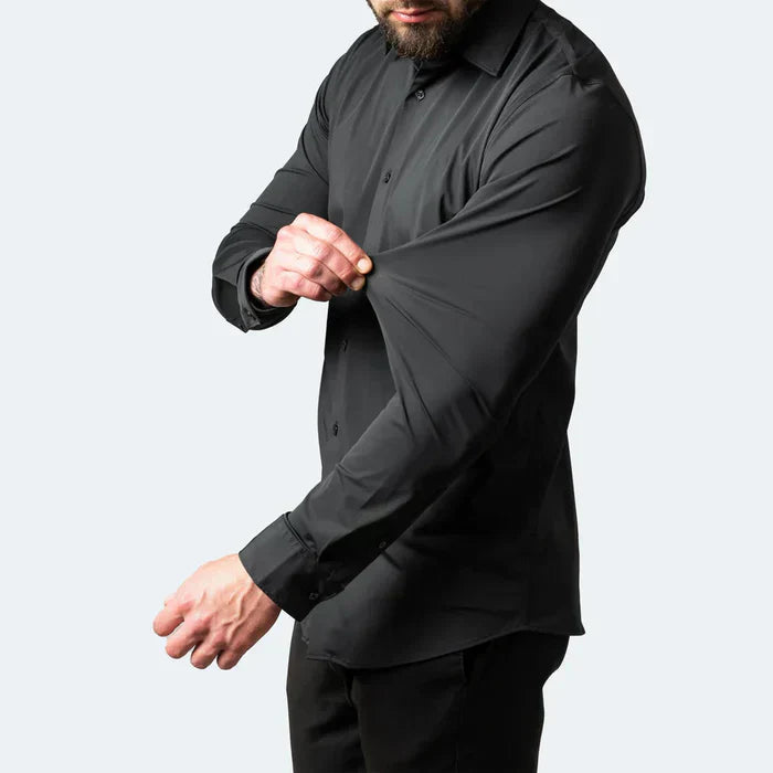 Komfortowa Koszula Męska Stretch Comfort – odporna na zagniecenia, łatwa w pielęgnacji i uniwersalna, zapewniająca elegancki i świeży wygląd