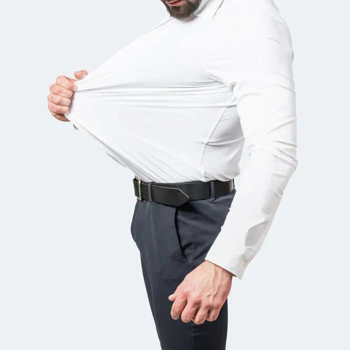 Komfortowa Koszula Męska Stretch Comfort – odporna na zagniecenia, łatwa w pielęgnacji i uniwersalna, zapewniająca elegancki i świeży wygląd