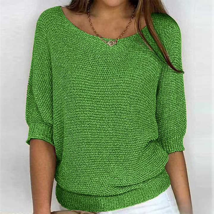 Stylisches, glänzendes Stricktop für Damen - eine elegante und modische Ergänzung Ihrer Garderobe