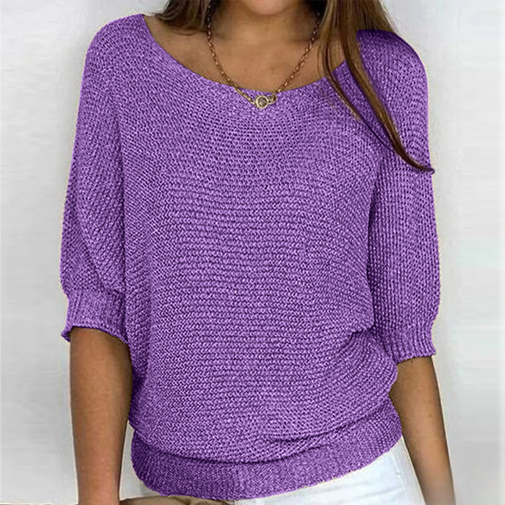Stylisches, glänzendes Stricktop für Damen - eine elegante und modische Ergänzung Ihrer Garderobe