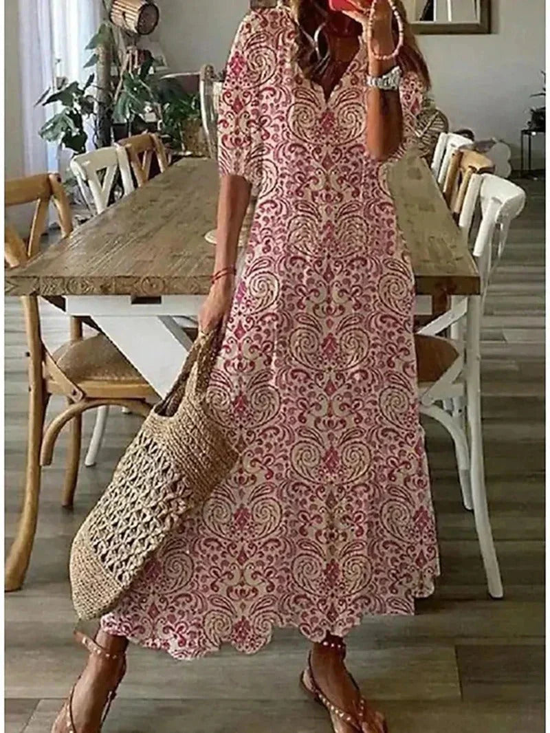 Stilvolles langärmeliges Damenkleid für besondere Anlässe
