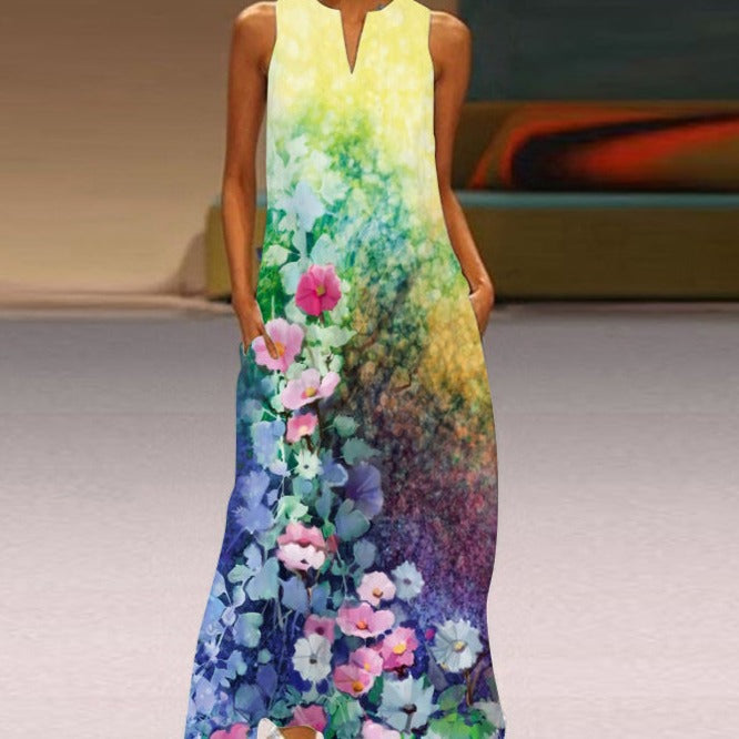 Stilvolles ärmelloses Damenkleid für besondere Anlässe