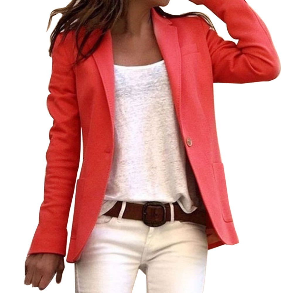 Stylischer und taillierter Damenblazer mit elegantem Revers - Must-have für besondere Anlässe