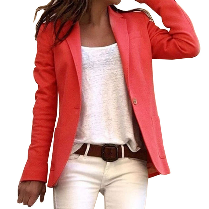 Stylischer und taillierter Damenblazer mit elegantem Revers - Must-have für besondere Anlässe