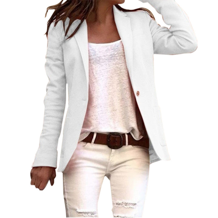 Stylischer und taillierter Damenblazer mit elegantem Revers - Must-have für besondere Anlässe
