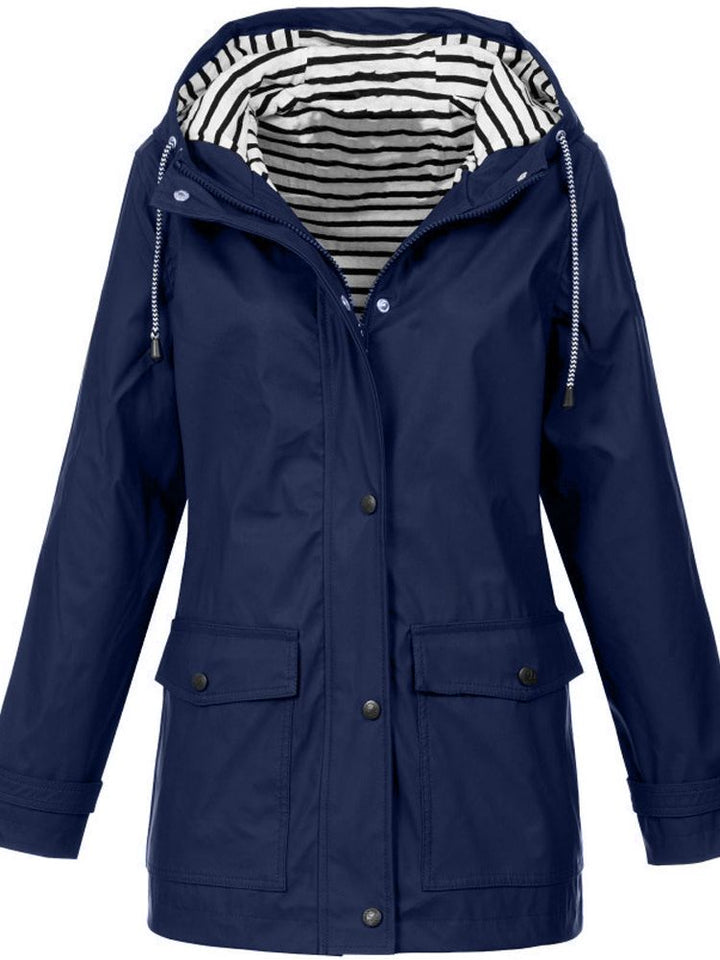Elegante wasser- und winddichte Jacke für Damen - bietet umfassenden Schutz und Komfort bei jedem Wetter