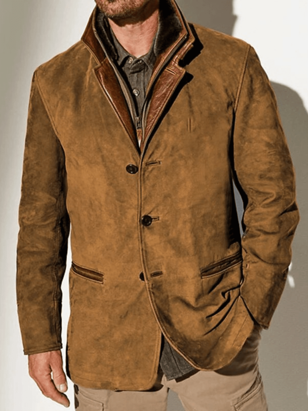 Tommaso™ - Elegante Retro-Lederjacke mit einzigartigem Stil