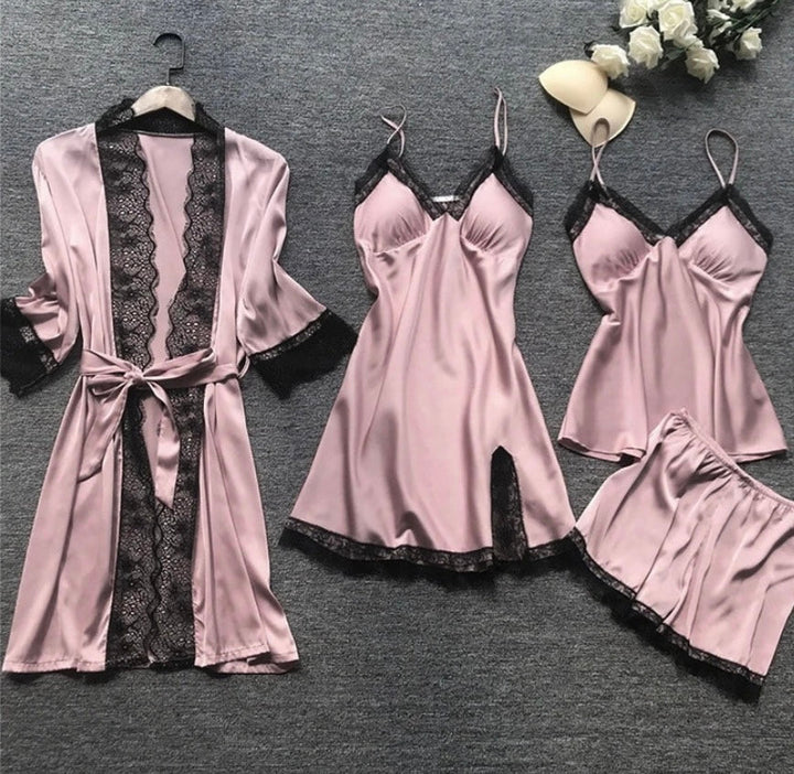 Zoey | Luxe Satijnen Slaaprock voor ultiem comfort en stijl