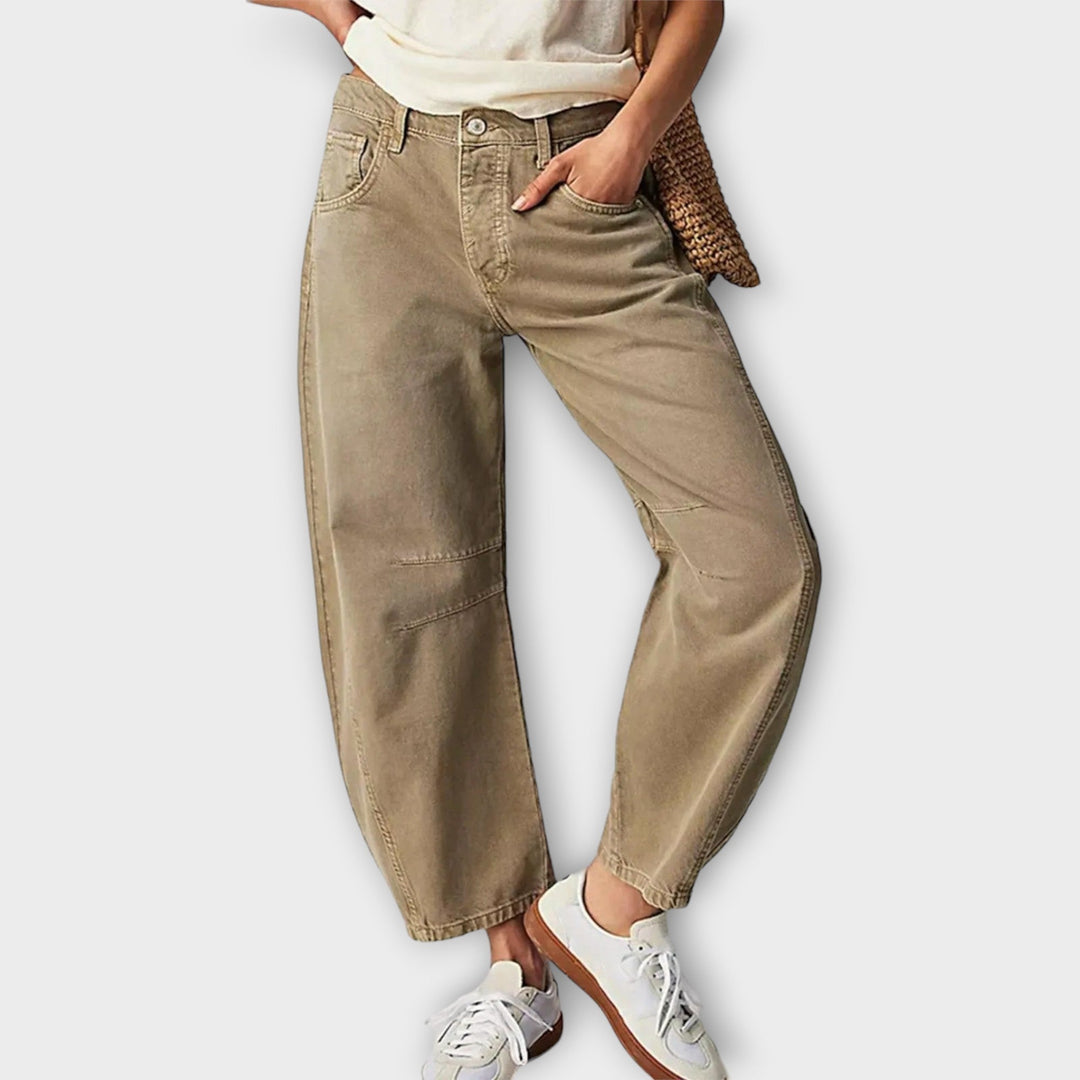 Modische und bequeme Damenjeans mit weiter Passform für maximalen Komfort