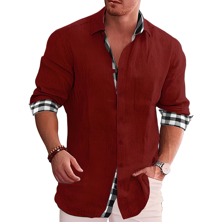 Stilvolles Herrenhemd mit modernem Design für einen eleganten Look